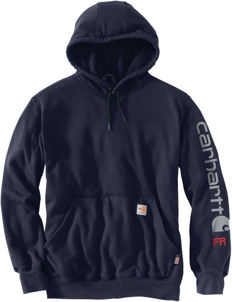 Men's Flame Resistant Force Loose Fit Midweight Logo Sleeve Graphic Sweatshirt