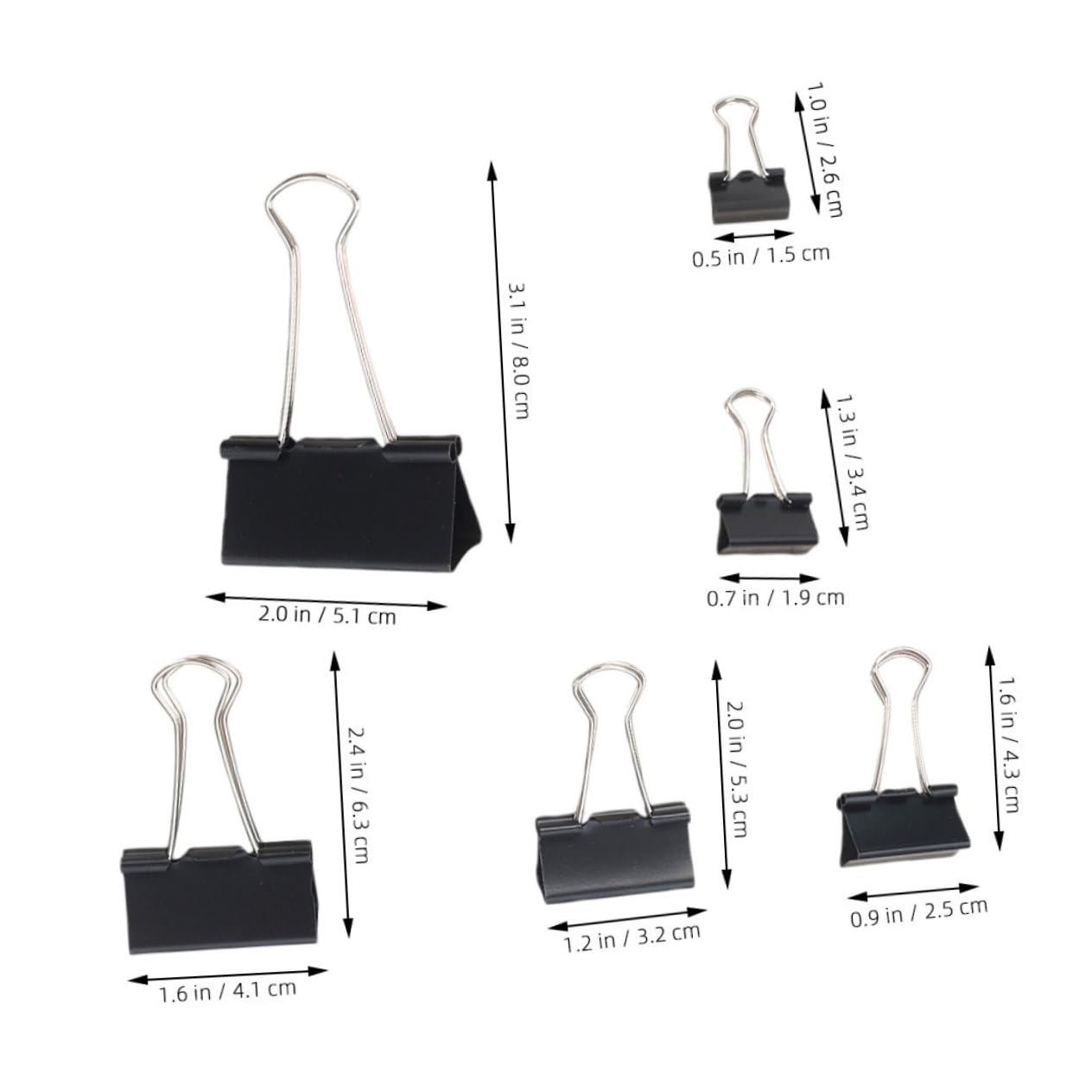 120pezzi Fermagli Per Raccoglitori in Metallo Resistenti Design Coda Lunga Per Extra Fermagli Per Carta Tengono Saldamente Vari Spessori Carta Per Ufficio e Domestico