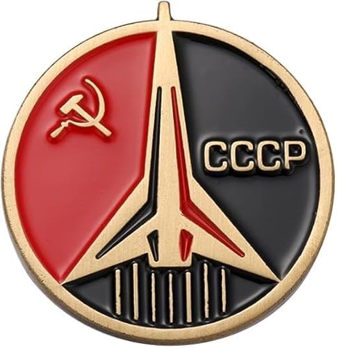 Ficsowy Emblemas e símbolos soviéticos CCCP, insígnia do comunismo soviético do universo de voo espa