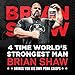Shaw Strength Protein Pork Rinds (Sour Cream, 8oz); Developed for World’s Strongest Man Brian Shaw, Keto-Friendly, High Protein, No Carb, All-Natural Crisps Fried in Coconut Oil