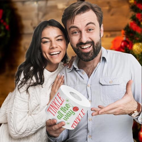 Christmas Toilet Paper (4-Pack) – The Hilariously Festive Roll Set Perfect for White Elephant Chaos