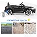 INFANS 12V Kids Ride On Car, Licensed Audi RS e-tron GT Electric Vehicle with Remote Control, Toddlers Battery Powered Toy with 4 Wheels Suspension, LED Headlight, Music, MP3, USB, TF Port (Black)