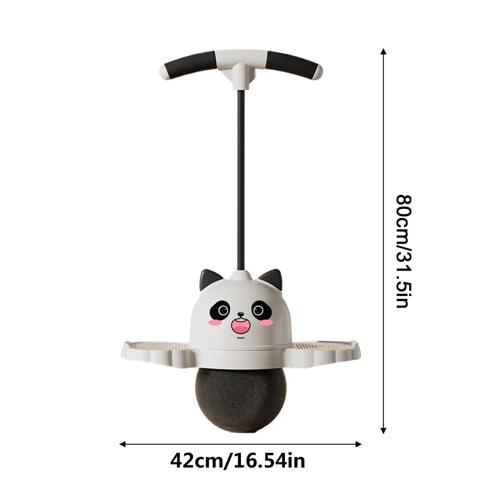 Bastone per Bambini | Divertente Giocattolo per Saltare con Animali | Stick Giocattolo da Salto Antiscivolo con Maniglia | Attrezzatura Rimbalzante Luminosa Bilanciata
