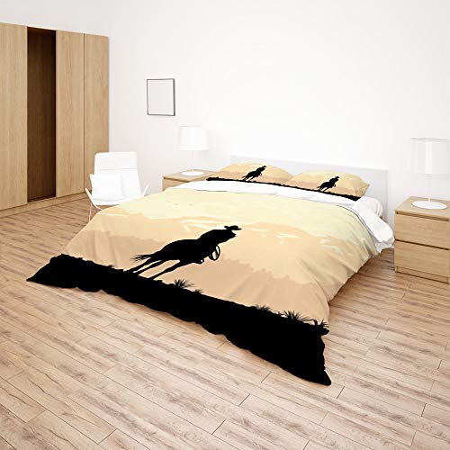 Housse de couette microfibre de polyester King avec 2 taies - 5