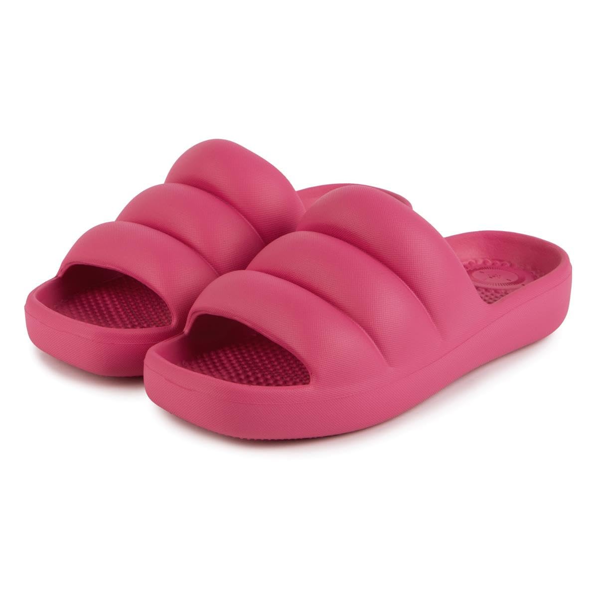totes SOLBOUNCE Ladies Puffy Slider