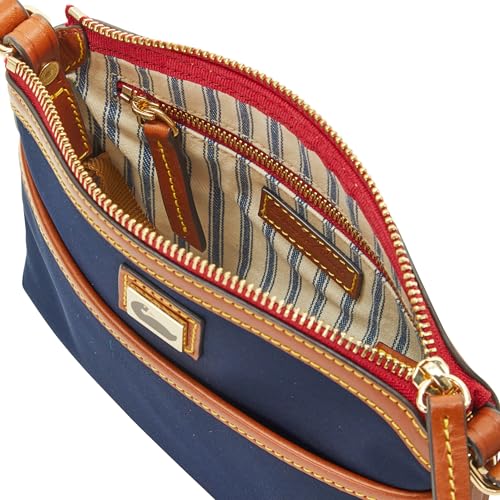 Dooney & Bourke Crossbody Bags for Women, Wayfarer Domed Nylon Crossbody Bag with Leather Strap & Front Pocket3