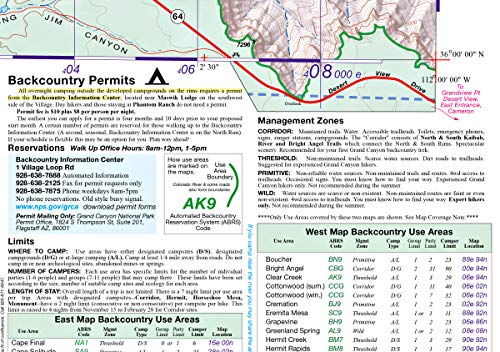 Grand Canyon Trail Map 7th Edition - Image 14