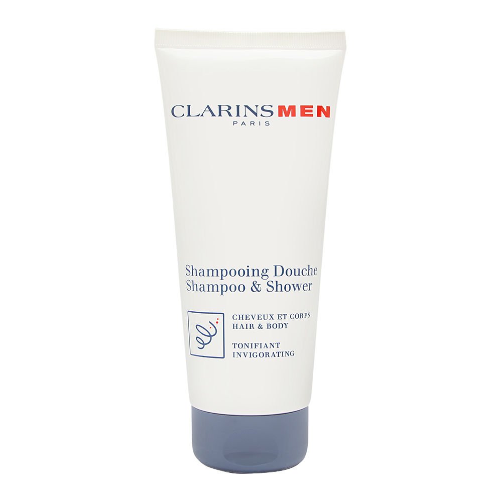 ClarinsMen Total Shampoo Hair And Body 200 ml, Pack of 1