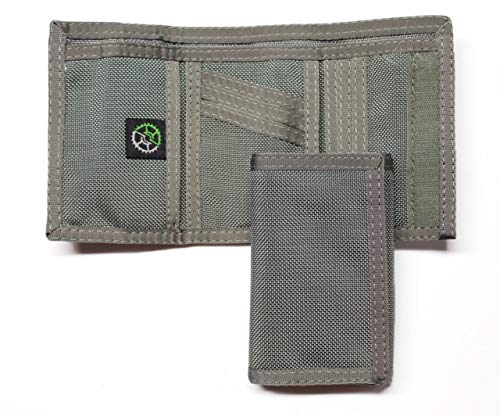 Sprocket Men's Trifold Slim Nylon Wallet (Grey Ballistic)3