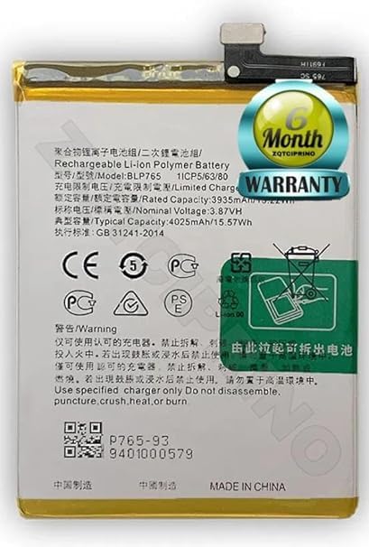 Image of Original BLP765 Battery for Oppo Reno 3 / A91 / F15 CHP2001 / CPH2021 PCPM00 Battery with 6 Month Warranty**** (N231)