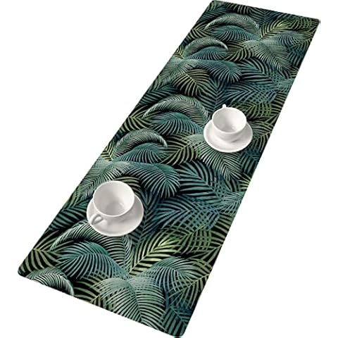 Arco Design Table runner, table runner, tablecloth made of felt with pattern, table decoration, easy care, 95 x 33 cm (Mallorca) Cover