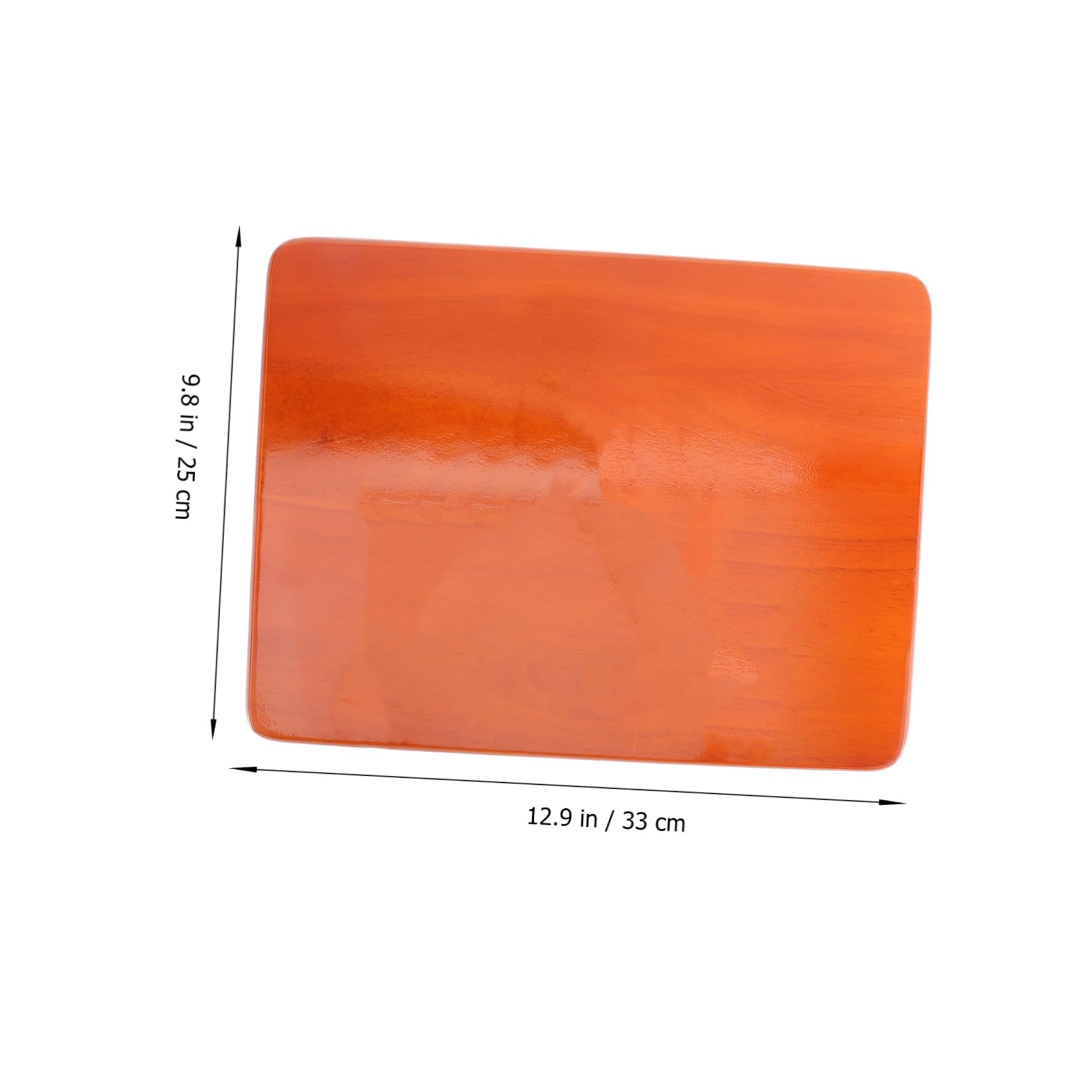 OSOLADY Wooden Stool Seat Replacement Part for Home Office and Restaurant Solid Easy to Clean Seating Elegant Rosewood Finish