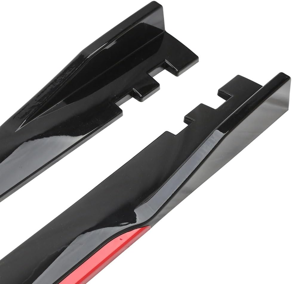 Side Skirts Cars for Cadillac XTS 2012-2019 2020, Car Side Skirts Side Skirts Body Rocker Panel Body Kit Car Accessories,Yellow