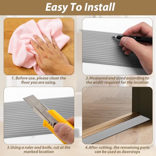 Türschwellenrampen, 100x10x2.5CM Schwellenrampe, rutschfeste Oberfläche, Gummirampe Auffahrrampe Schwellenrampe für Rollstuhl, Kinderwagen, Rollator oder e Scooter (Grau, 2.5)