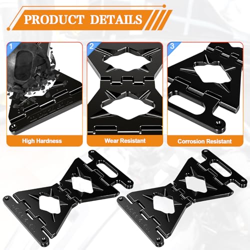 Topes de tapa de alforjas de aluminio para Harley Touring 2014-2025 | Street Glide, Electra Glide, Road Glide, Road King, Ultra Limited miniatura 7