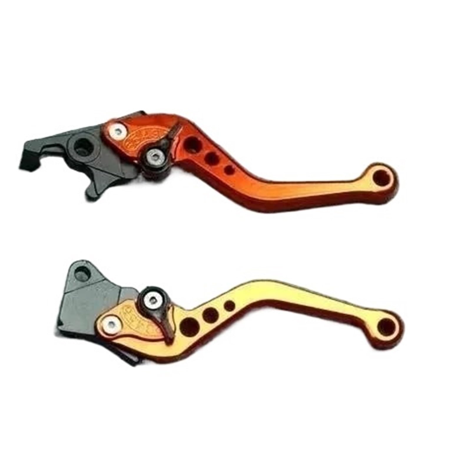 Cpacpcwysp Orange Universal Motorcycle Clutch Brake Handle Drum Rod Motorcycle Modification Parts Brake Clutch Grips Levers(Orange)