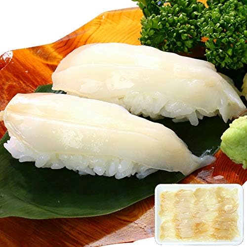 Amazon 回転寿司や居酒屋に納品している 天然 つぶ貝 スライス 業務用 枚入り 5g 枚 100g ツブ貝 越前かに職人 甲羅組 貝類 通販