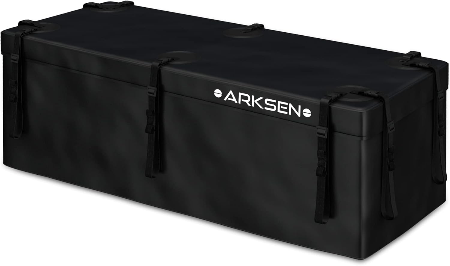 ARKSEN Hitch Cargo Carrier Bag, Waterproof 18.8 Cubic Feet Large Capacity Luggage Storage (58" L x 24" W x 24" H) Fits 60" x 24" Baskets for Car Truck SUV RV or Trailer