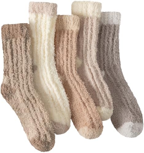 Passionbility Fuzzy Socks for Women - Fluffy Socks Women, Womens Comfort Slipper Sock for Winter