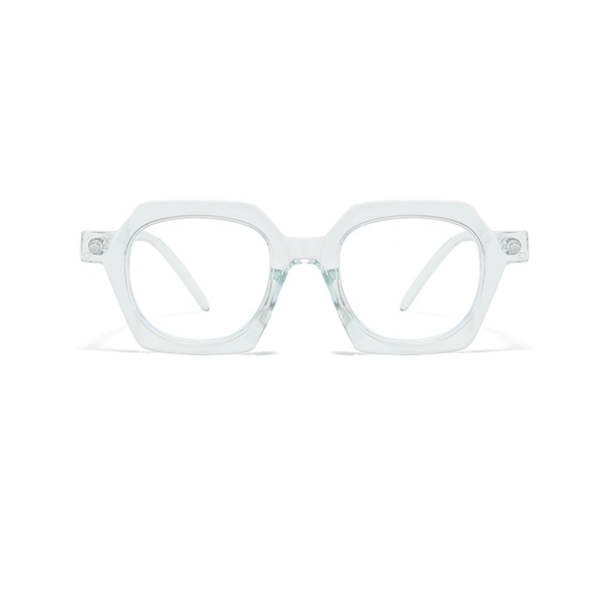AUGEN Moderne quadratische Kunststoff-Sonnenbrille, Unisex, UV-400-geschützt, Größe M (212)