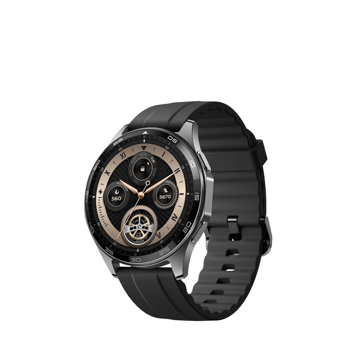 PRIXTON Reloj Inteligente Smartwatch SWB33 para Hombre/Mujer, Asistente de Voz, Funciones Multideporte, Bluetooth 5.3, GPS, barómetro y brújula, Batería 300 mAh
