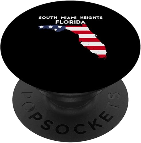 South Miami Heights Florida USA State America Travel Floridi PopSockets Swappable PopGrip