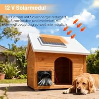 Agatige Solar angetriebener Ableitungslüfter für runde Rohr, 10 W 12 V Solar Panel 100 -mm -Lüftungslüfungs -Kit für kleine Hühnerbaus draußen, Gewächshaus, Schuppen, Haustierhäuser – Ansicht 2