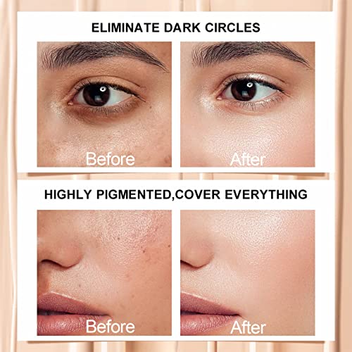 6 Colors Correcting Concealer Palette, 6 In 1 Makeup Cream Contour Palette, Professional Concealer Foundation Palette For For Under Eye Dark Circles, Acne & Blemishes,Reduces Redness - Cruelty Free (02#) #TOP4