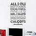 Sticker Mural Catalan Proverbes Vinyle Diy Sticker Mural Salon Chambre Stickers Muraux Art Peintures Murales 58 X 40 Cm