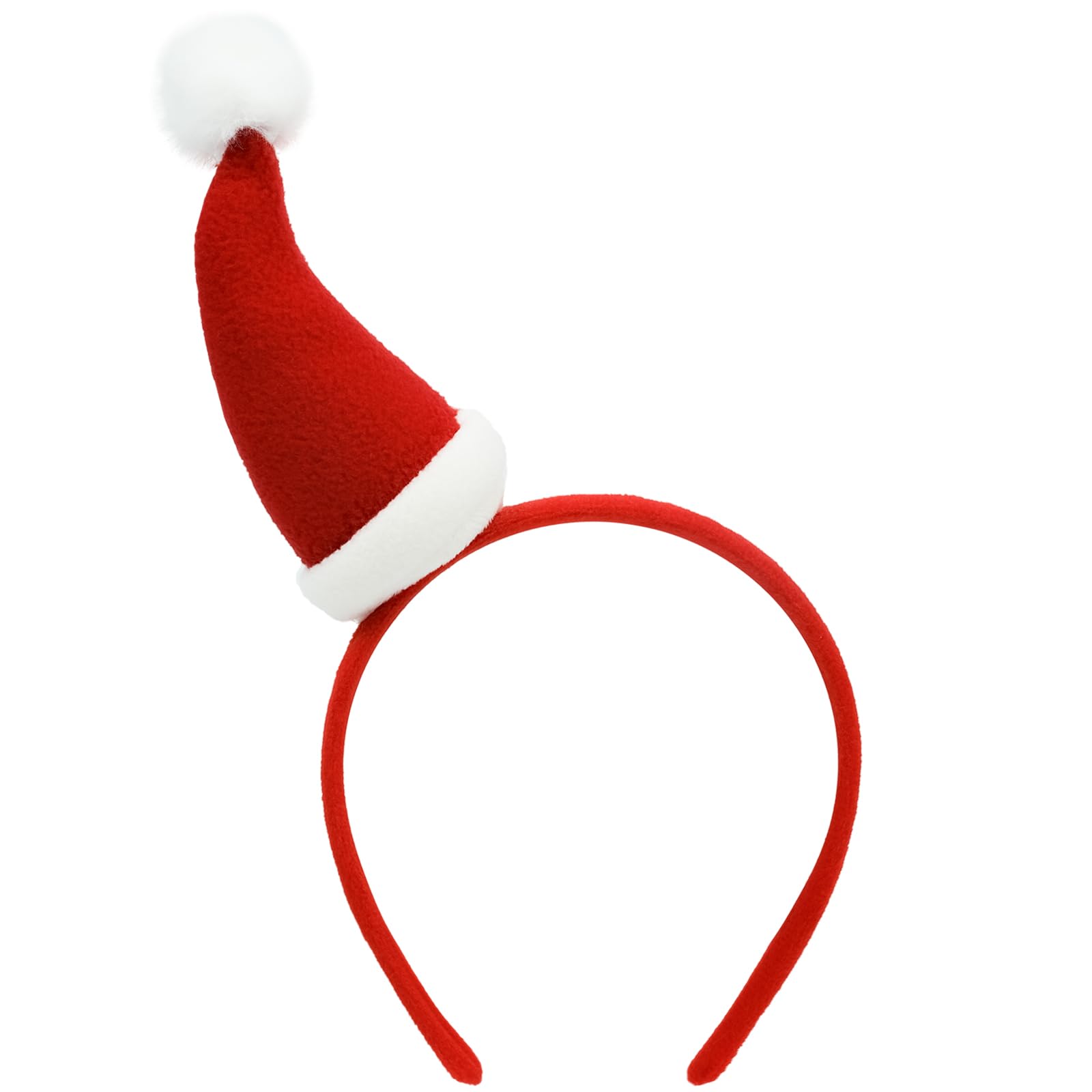SIOTMERA Christmas Hat Headbands for Adults Red Santa Hat Headband for Christmas Costume Party Cosplay