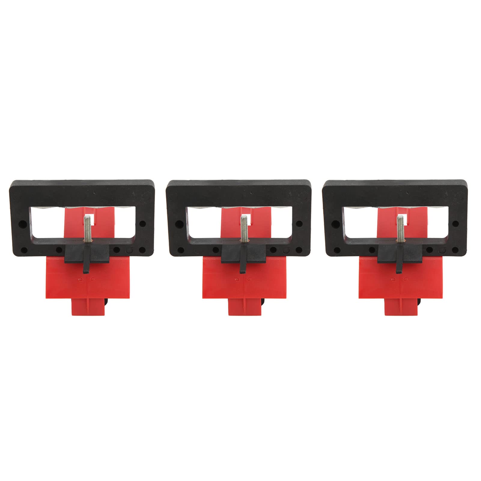 3PCS Circuit Breaker Lockout Device Power Switch Lock Engineering Plastic Clamp Less 70mm Handle