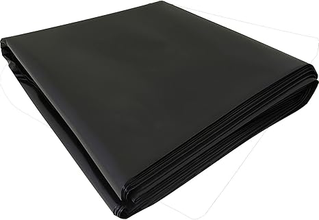 Image DYXJB Pond Liner Underlay Pond Edging Reinforced HDPE Heavy Duty Impermeable to Strengthen Small Ponds, Streams, Fountains (Color : Black, Size : 8x9m)