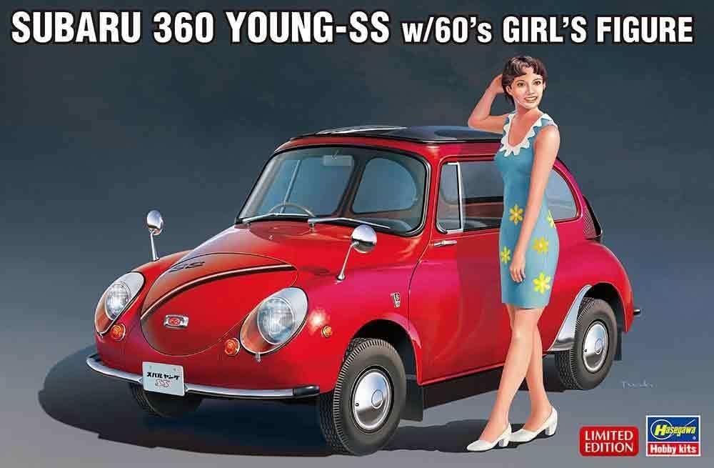 1/24 ハセガワ SP491 360 ヤングSS w/60's ガールズフィギュア