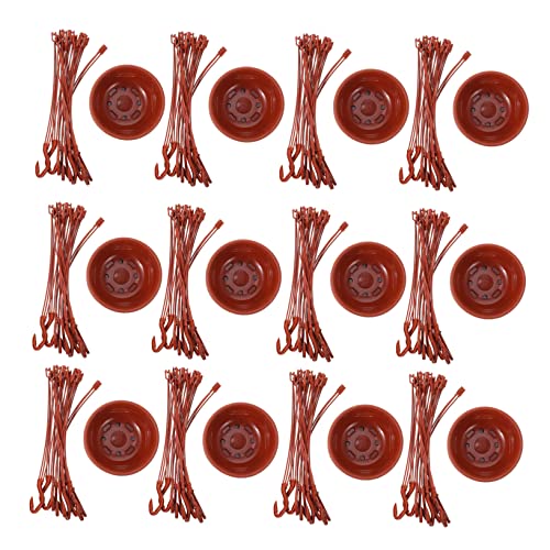 Milisten 10pièces Pots De Fleurs Suspendus Simples pour Maison Balcon Et Jardin Ornements Pratiques pour Plantes comme Lierre Et Fougères