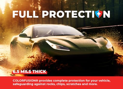 Image of ColorFusion PPF by VViViD, Gloss Dark Olive Green Dry Apply PPF Vinyl Car Wrap Roll 60ft x 5ft