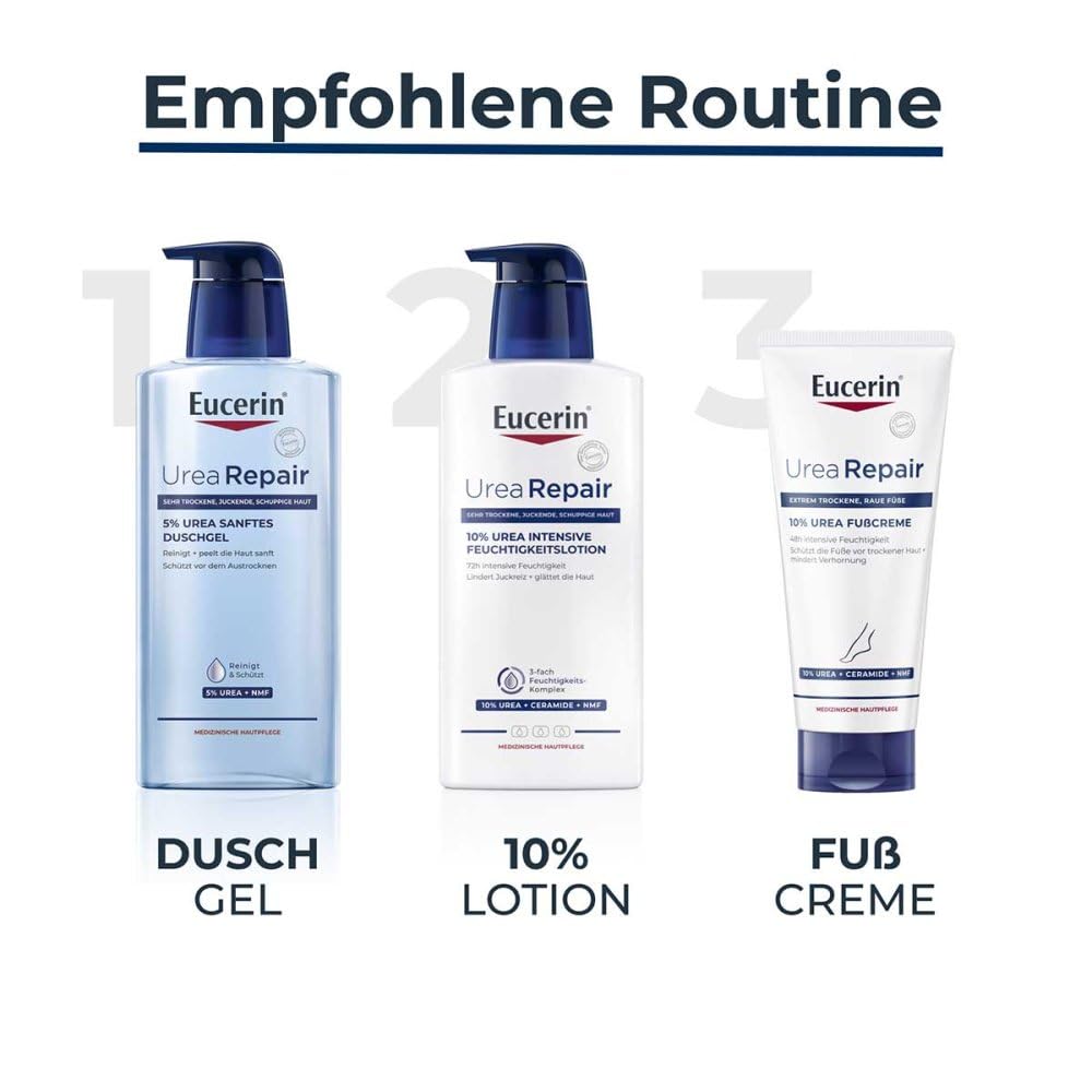 Eucerin UreaRepair plus Fußcreme 10%, 100 ml Kremowa