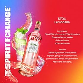 Stoli Premium Vodka 70cl, 40% ABV | Original Premium Quality, Classically styled, Exceptionally Smooth (Pack of 2) – Stoli