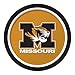 Creative Converting 8 Count Sturdy Style University of Missouri Paper Plates (Dinner Size), 8.75", Black/MU Gold