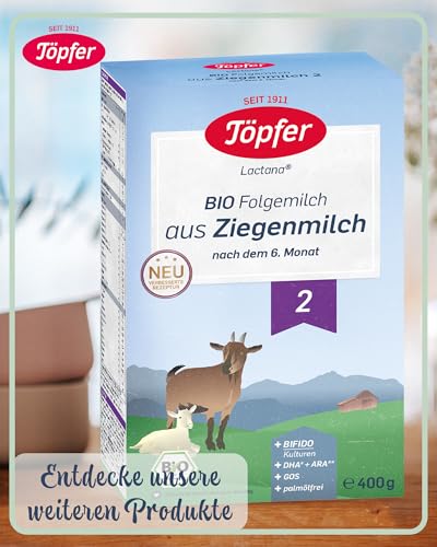 Töpfer Hydrolysierte Anfangsnahrung Pre - 3 x 600g Milchpulver - Babynahrung zum Zufüttern - Mit aufgespaltenem Eiweiß