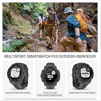 Garmin Instinct E, 40 mm Rugged GPS smartwatch, Black Bezel/Charcoal Band – Ansicht 2