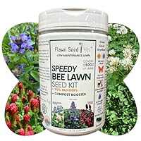 No Need To Remove Grass -- Simply mow existing grass very short, lightly rake to loosen soil, then shake to spread the Speedy Bee Lawn Kit into the grass evenly, water, and watch it grow! Better For Your Family & The Environment -- Our specialty flow...