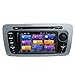 N A BOOYES per Seat Ibiza 6J MK4 SportCoupe Ecomotive Cupra Android 10.0 Double DIN 7" Car Lettore Dvd Multimedia Navigazione GPS Auto Radio Stereo Car Auto Play/TPMS/OBD / 4G WiFi/Dab/SWC