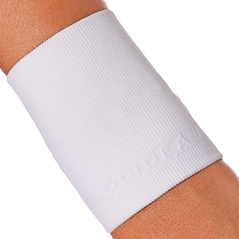 SOLIDEA Bransoletka na nadgarstek Silver Support Wrist z stopniowaną kompresją 34/46 mmHg (biała, L)