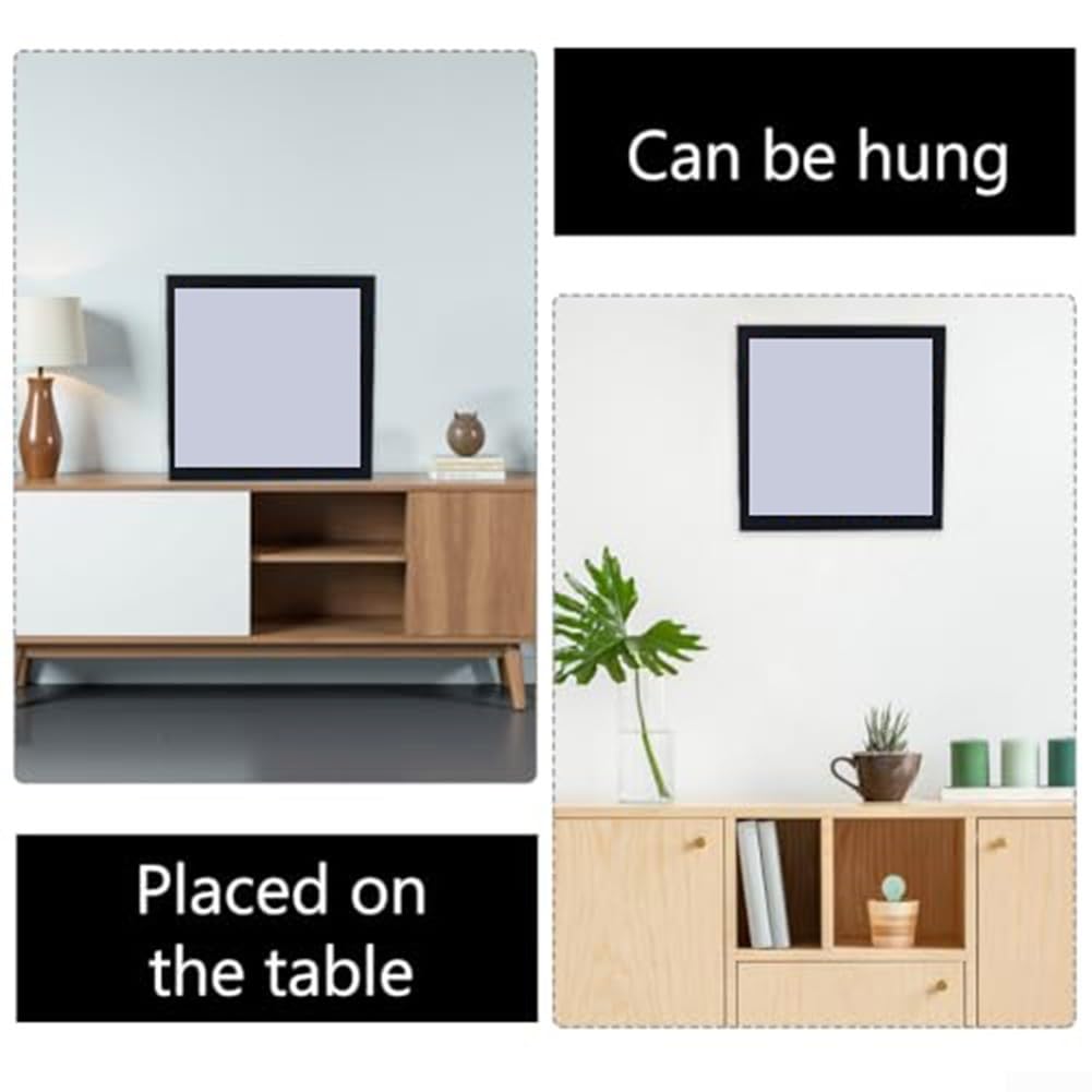 Cornice da esposizione in jersey di legno nero per parete o scrivania, custodia per magliette con finestra trasparente per cimeli di calcio e basket, 33 x 43 cm, sport (35 x 45 cm)