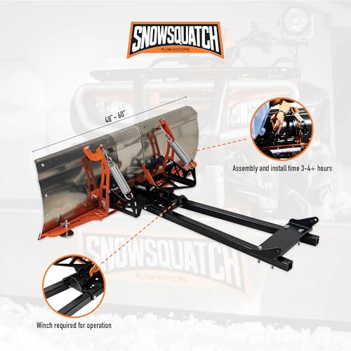 SNOWSQUATCH Deluxe Aluminum ATV Plow