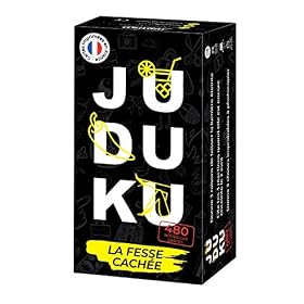 JUDUKU Jeux de société La Fesse Cachée | Jeu de Carte fabriqué en Europe | Déjà Plus d&rsquo; 1 Million de Joueurs | Jeux de société Adulte idéal soirée