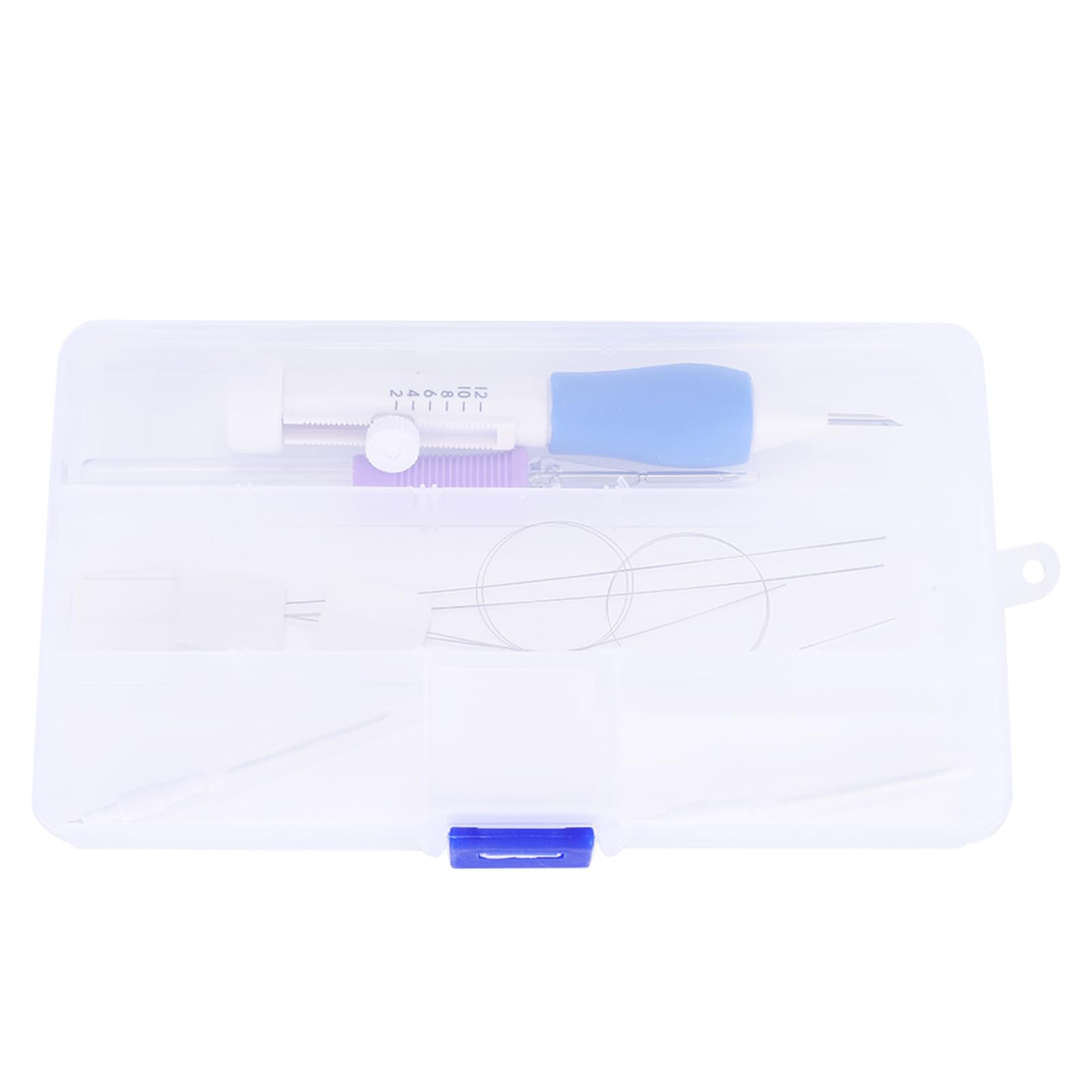 Punch Needle Set Embroidery Stitching Craft Tool High Quality Stainless Steel TPR Handle DIY Sewing Threading Device for Home Decor and Family Fun