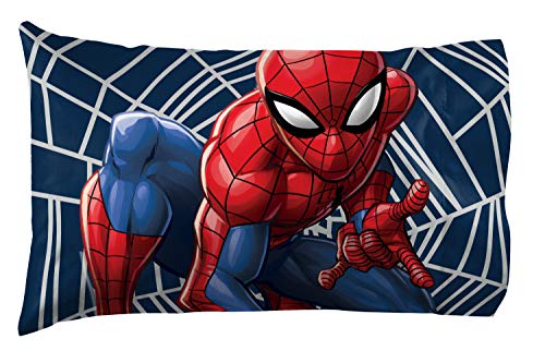 Marvel Spiderman Reversible Pillowcase for Kids - Double-Sided Super Soft Bedding