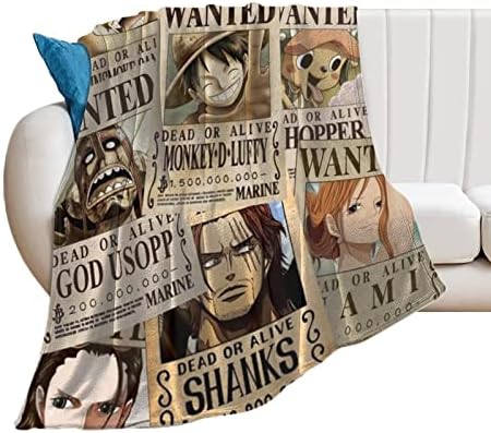 Kids Fleece Blanket Anime Blanket Soft Blanket Anti-Pilling Flannel Blanket Boys and Girls Plush Blanket Throw Blanket for Kids Printed Bed Blankets Fluffy Toddler Blankets 50"X 40"