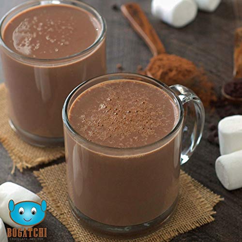 Image of BOGATCHI Drinking Keto Chocolate , Single Origin and Natural , Vegan -Raw - No Sugar- Gluten Free- Dark Unsweetened Drinking Cocoa Powder, 200g , Free Measuring Spoon